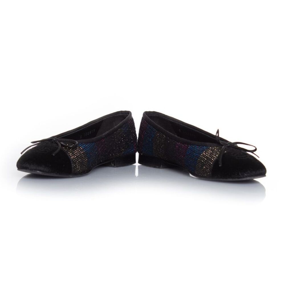 Chanel ponyskin and lurex ballerina - Picture 6 of 7